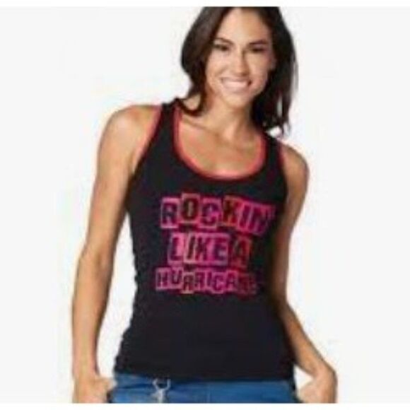 Zumba Women’s XS Rockin Like a‎ Hurricane Tank Top - Picture 3 of 3